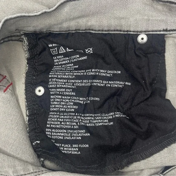 BDG Low Rise Twig Crop Gray Jeans - Picture 6 of 6